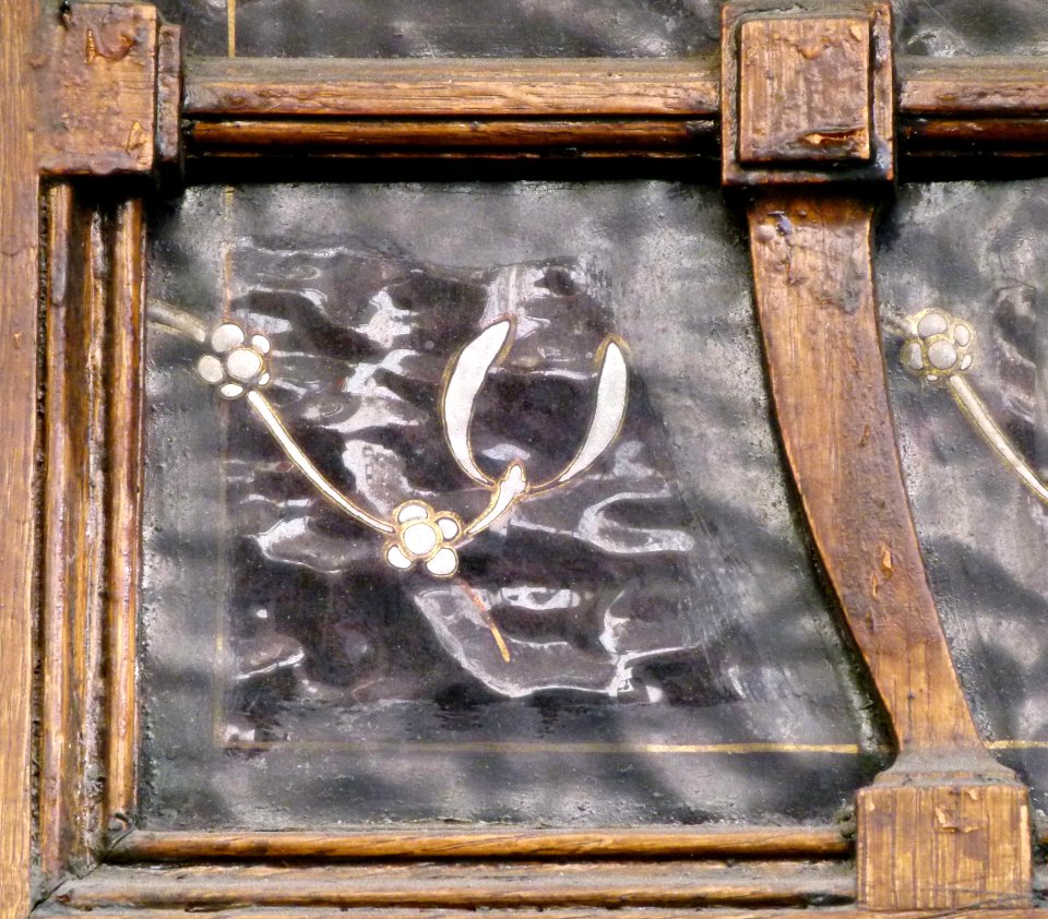 Porte d'immeuble rue des Plantes XIVème Paris - détail