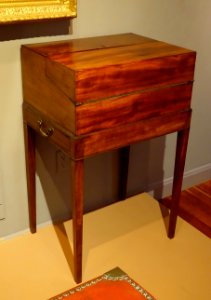 Portable desk on stand, unidentified - Cape Ann Museum - Gloucester, MA - DSC01272