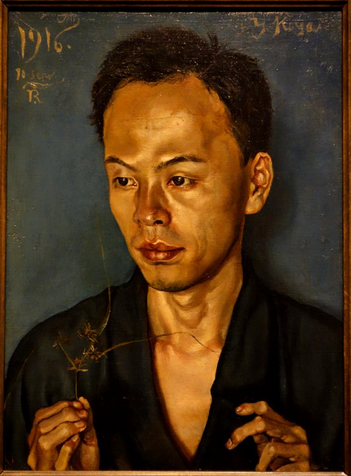 Portrait of Koya Yoshio by Ryusei Kishida, 1916, oil on canvas - National Museum of Modern Art, Tokyo - DSC06580