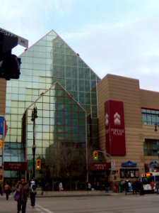 Portage Place mall on Portage Avenue in Winnipeg, Manitoba photo