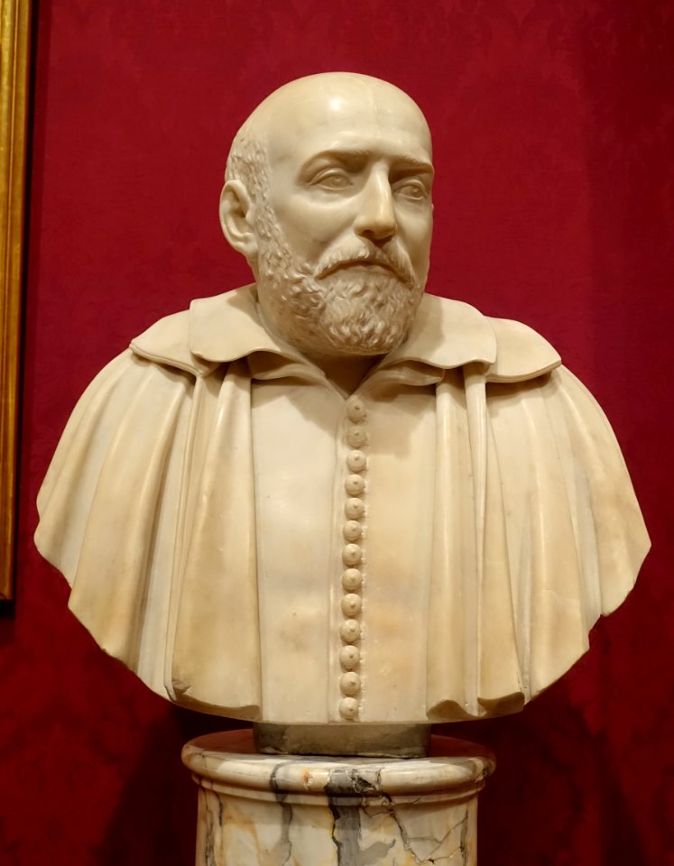 Portrait bust of a man, Italian, c. 1650, marble - John and Mable Ringling Museum of Art - Sarasota, FL - DSC00640