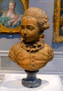 Portrait of the Marquis de Lubersac, by Augustin Pajou, 1772, terracotta - Portland Art Museum - Portland, Oregon - DSC09077