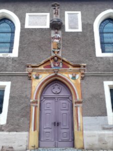 Portal der Stadtkirche in Bürgel 2