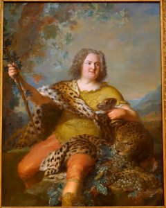 Portrait of an Aristocratic Youth as Bacchus, by Jean-Marc Nattier, French, c. 1740s, oil on canvas - John and Mable Ringling Museum of Art - Sarasota, FL - DSC00789