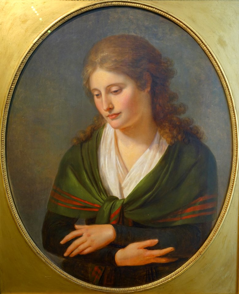 Portrait of a young woman, by Philipp Friedrich Hetsch, oil on panel - Germanisches Nationalmuseum - Nuremberg, Germany - DSC03460