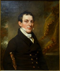 Portrait of a Man, by John Wesley Jarvis, c. 1815-1820, oil on canvas - Dallas Museum of Art - DSC04891
