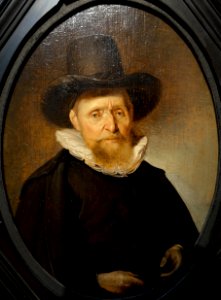 Portrait of a man, by Pieter Jacobs Codde, 1637, oil on wood - Villa Vauban - Luxembourg City - DSC06500