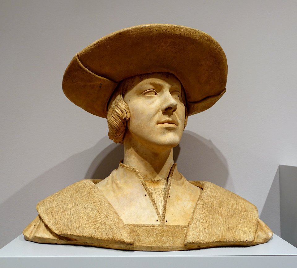 Portrait of a Man, artist unknown, Netherlandish, c. 1510-1550, terracotta - Fogg Art Museum, Harvard University - DSC00966