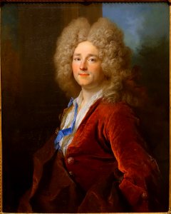 Portrait of a Man by Nicolas de Largilliere, Paris, c. 1715, oil on canvas - Blanton Museum of Art - Austin, Texas - DSC08014