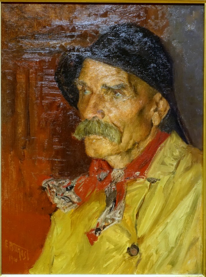 Portrait of a Fisherman, by Edward H. Potthast, c. 1900, oil on canvas - Cape Ann Museum - Gloucester, MA - DSC01287