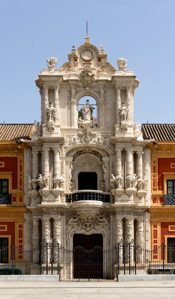 Portal palacio san Telmo Seville Spain