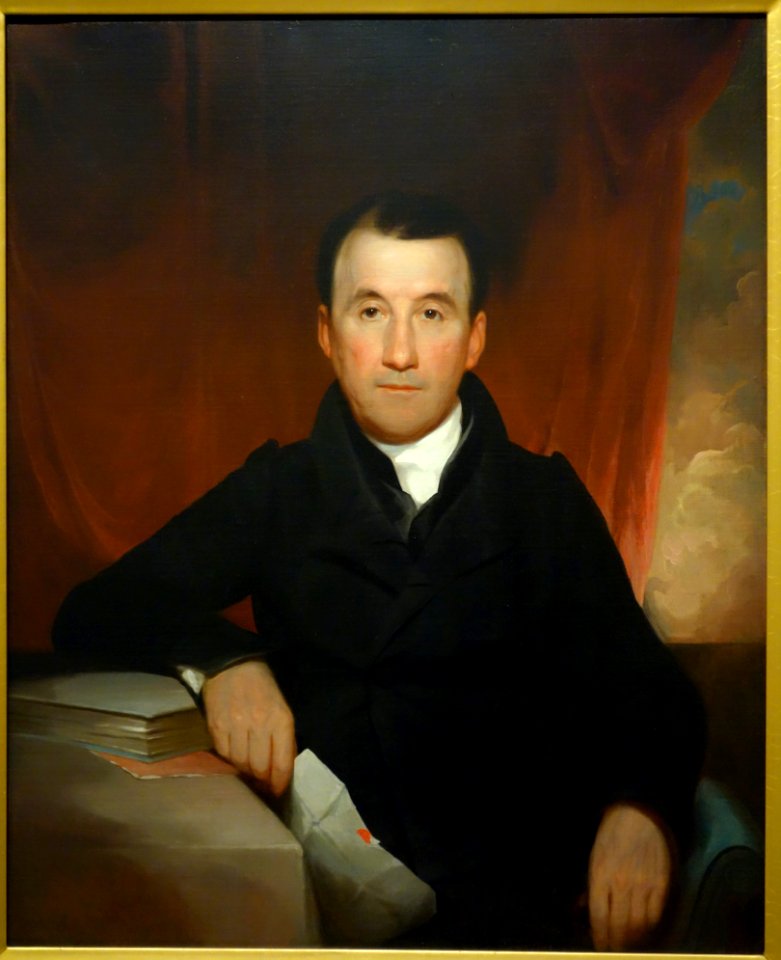 Portrait of Jonas Platt by Samuel F. B. Morse, 1828, oil on canvas - Brooklyn Museum - DSC09337