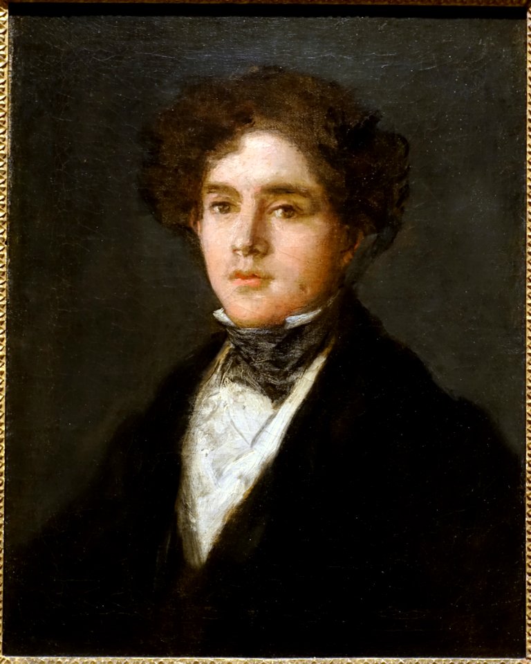 Portrait of Mariano Goya, the Artist's Grandson, by Francisco José de Goya y Lucientes, Spanish, 1827, oil on canvas - Meadows Museum - Southern Methodist University - DSC05335