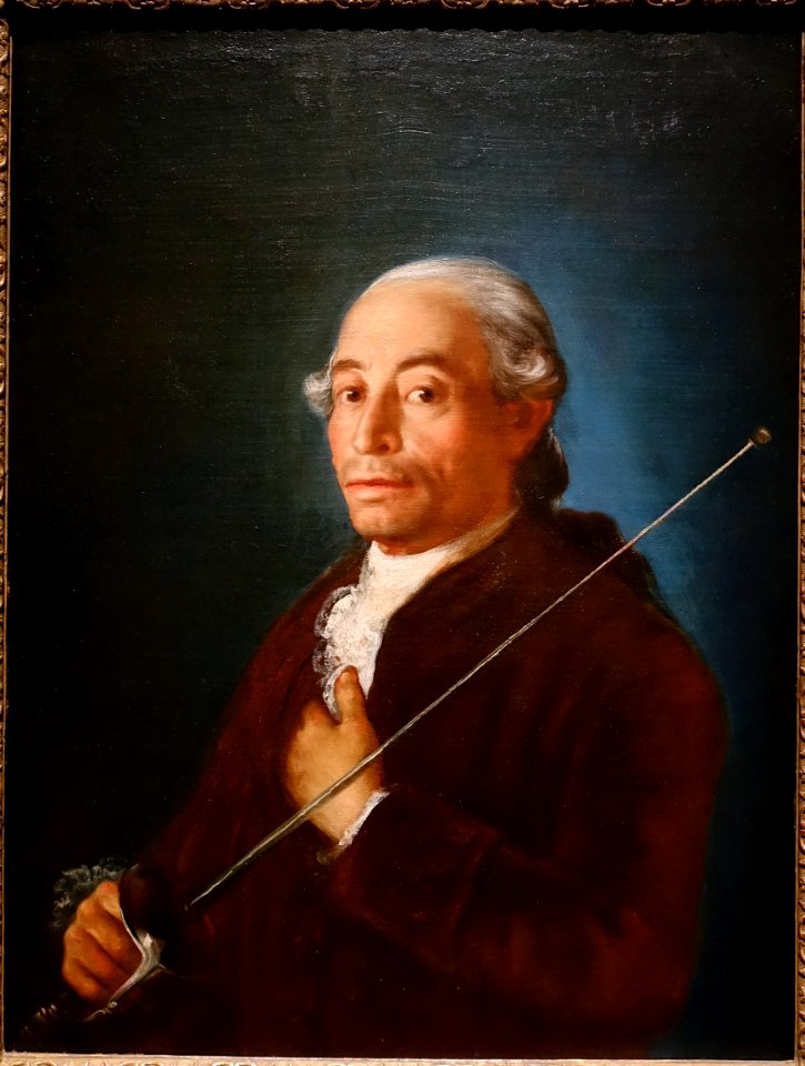 Portrait of Francisco Sabatini by Francisco José de Goya y Lucientes, Spanish, c. 1775-1779, oil on canvas - Meadows Museum - Southern Methodist University - DSC05325