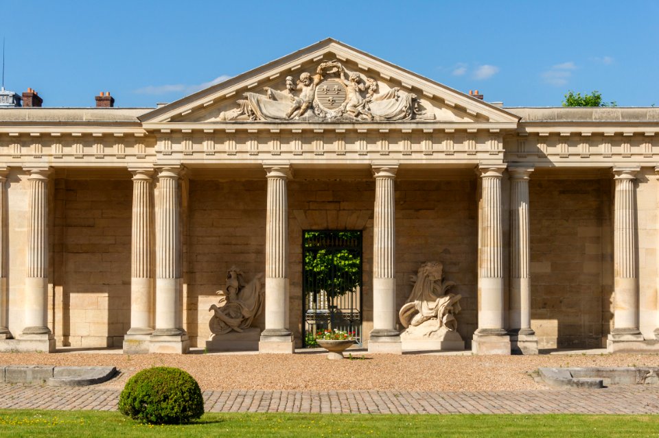 Portico northern gallery École Militaire Cour d'Honneur Paris