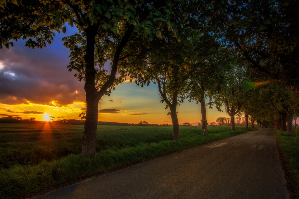 Ruhr area twilight romantic