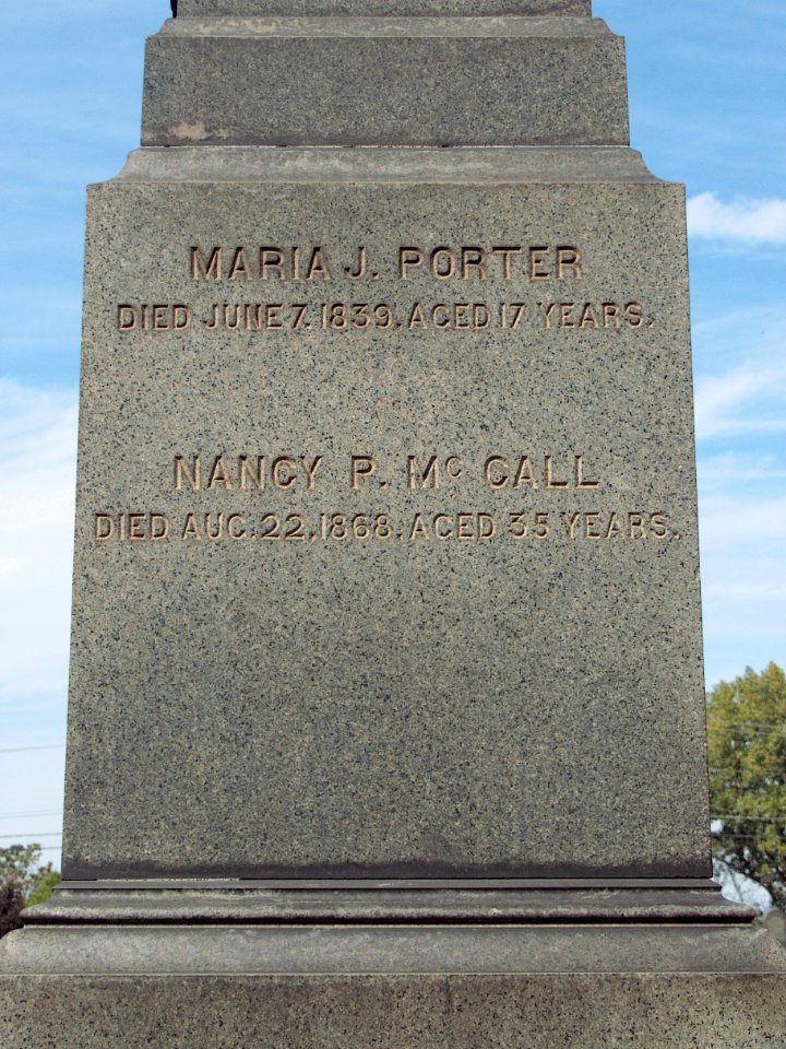 Porter Obelisk, Prospect Cemetery, 2015-09-25, 02