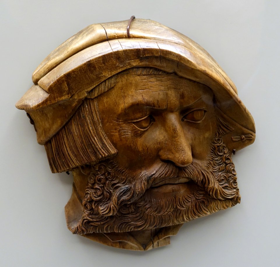 Portrait of an Unknown Man, by Hans Daucher, Augsburg, c. 1530, linden wood - Bode-Museum - DSC03362