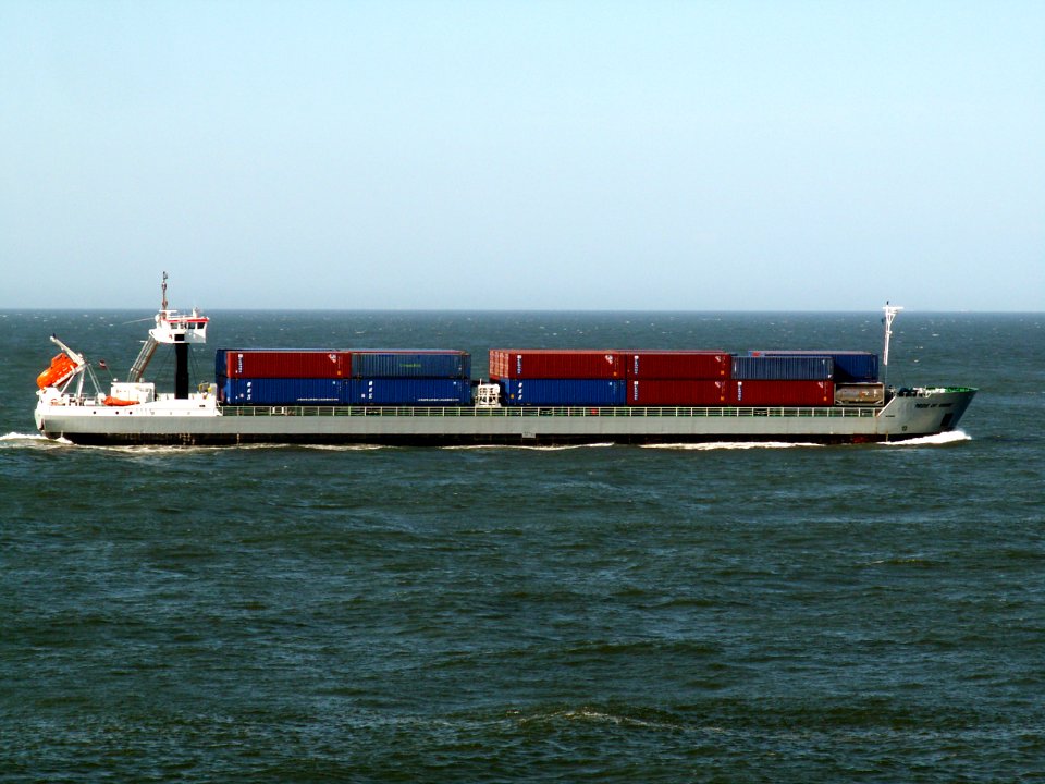 Pride of Veere approaching Port of Rotterdam