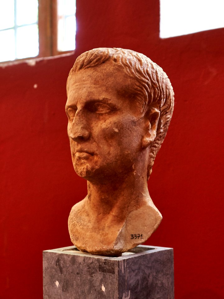 Portrait of Julius Caesar (side view), 1st cent. B.C
