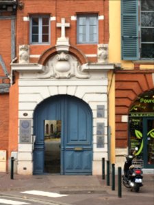 Porte de l'Institut Catholique - Faculté de théologie (Toulouse)