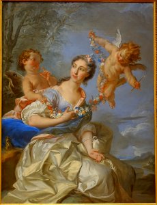 Portrait of Madame de Bourbon-Conti as Venus, by Noel-Nicolas Coypel, French, 1731, oil on canvas - John and Mable Ringling Museum of Art - Sarasota, FL - DSC00792