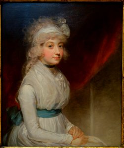 Portrait of Miss Tyre by John Hoppner, 1790, oil on canvas - Chazen Museum of Art - DSC02186