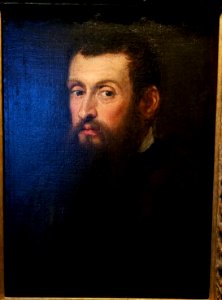 Portrait of Doge Alvise Mocenigo, by Jacopo Robusti Tintoretto, c. 1570, oil on canvas - Hyde Collection - Glens Falls, NY - 20180224 115911