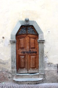 Portale in pietra - Via Roma 39 - Bormio - 2019