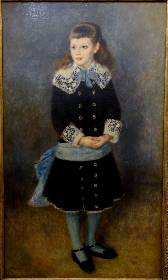 Portrait of Marthe Berard, by Pierre-Auguste Renoir, 1879, oil on canvas - Museu de Arte de São Paulo - DSC07220