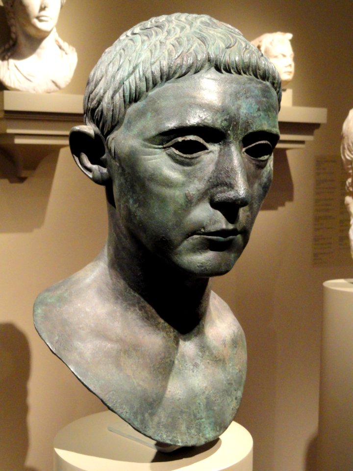 Portrait of a Man, 40-30 BC, Roman, Late Republican, bronze - Cleveland Museum of Art - DSC08290