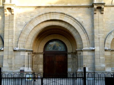 Porte de l'Eglise Notre de Dame du Travail - Paris 14ème