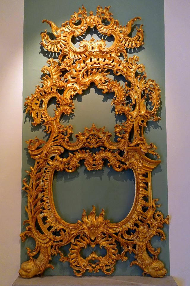 Portable ornamental frame, 1 of 2, by Johann Wolfgang von der Auwera, c. 1745-1750 - Mainfränkisches Museum - Würzburg, Germany - DSC04955