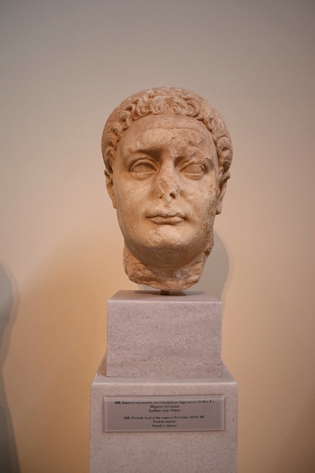 Portrait head of the emperor Domitian (A.D. 81-96)