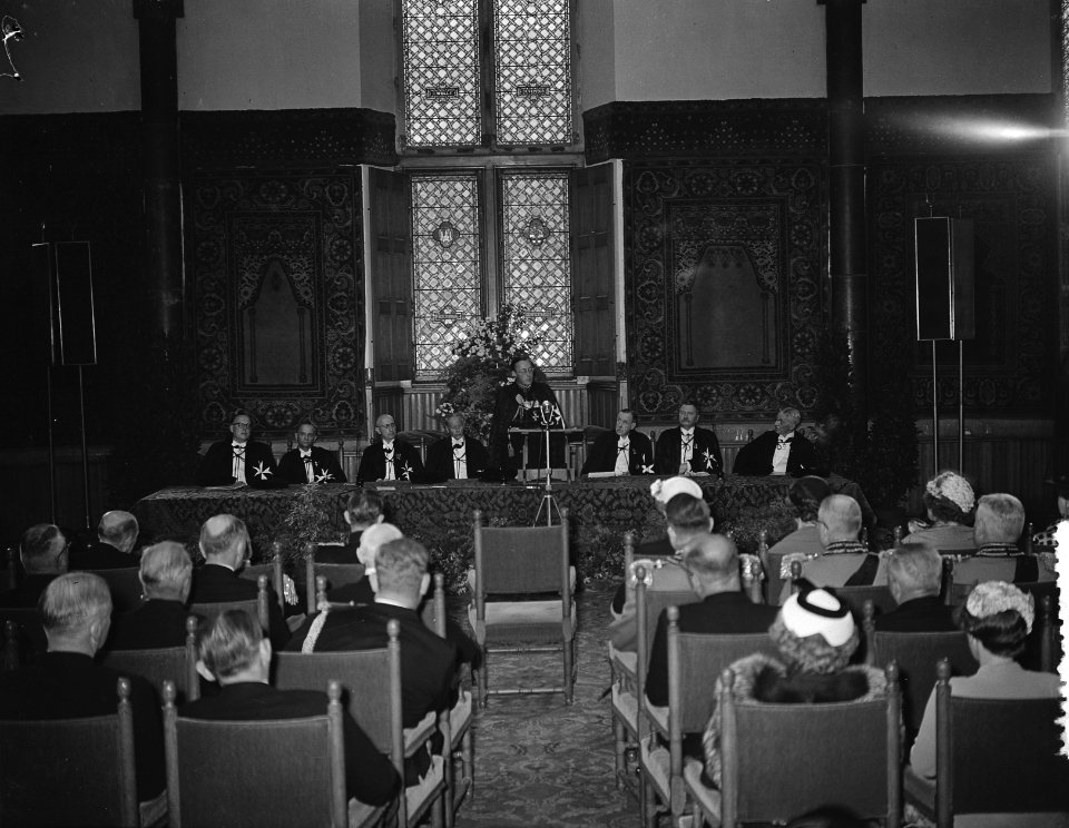 Prins Bernhard Landscommandeur in de Orde van St. Jan Ridderzaal, Bestanddeelnr 906-5490