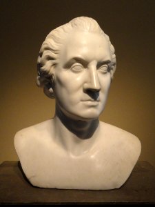 Portrait of George Washington by Horatio Greenough, modeled 1828, carved after 1830, marble - National Gallery of Art, Washington - DSC08678