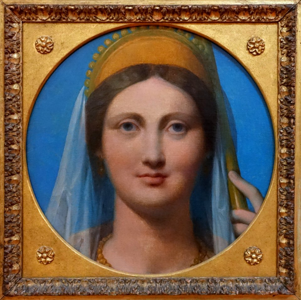 Portrait of Madame Jacques Ignace Hittorf as Juno, by Jean-Auguste-Dominique Ingres, 1864, oil on canvas - Krannert Art Museum, UIUC - DSC06234