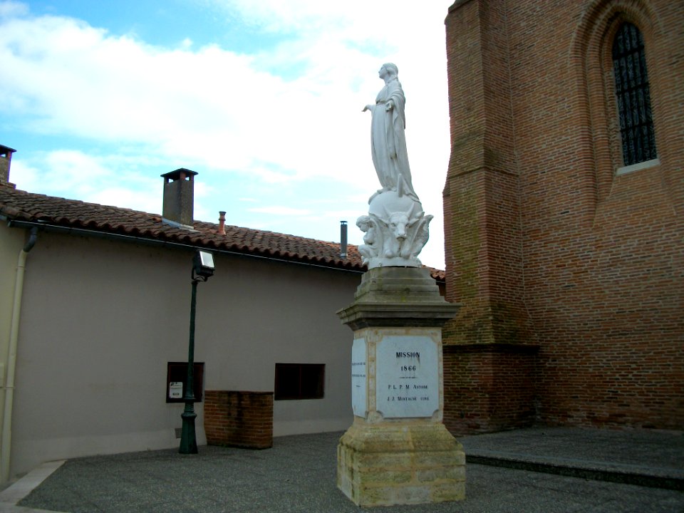 Portet-sur-Garonne Statue de l'Assomption de Marie 02