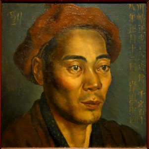 Portrait of Kawabata Masamitsu by Ryusei Kishida, 1918, oil on canvas - National Museum of Modern Art, Tokyo - DSC06577