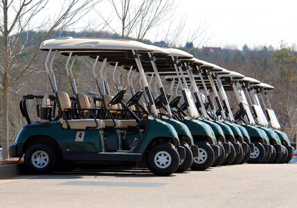 Golf course transportation course photo