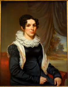 Portrait of Maria Clarissa Leavitt by Samuel Lovett Waldo, c. 1820-1825, oil on panel - Brooklyn Museum - DSC09283