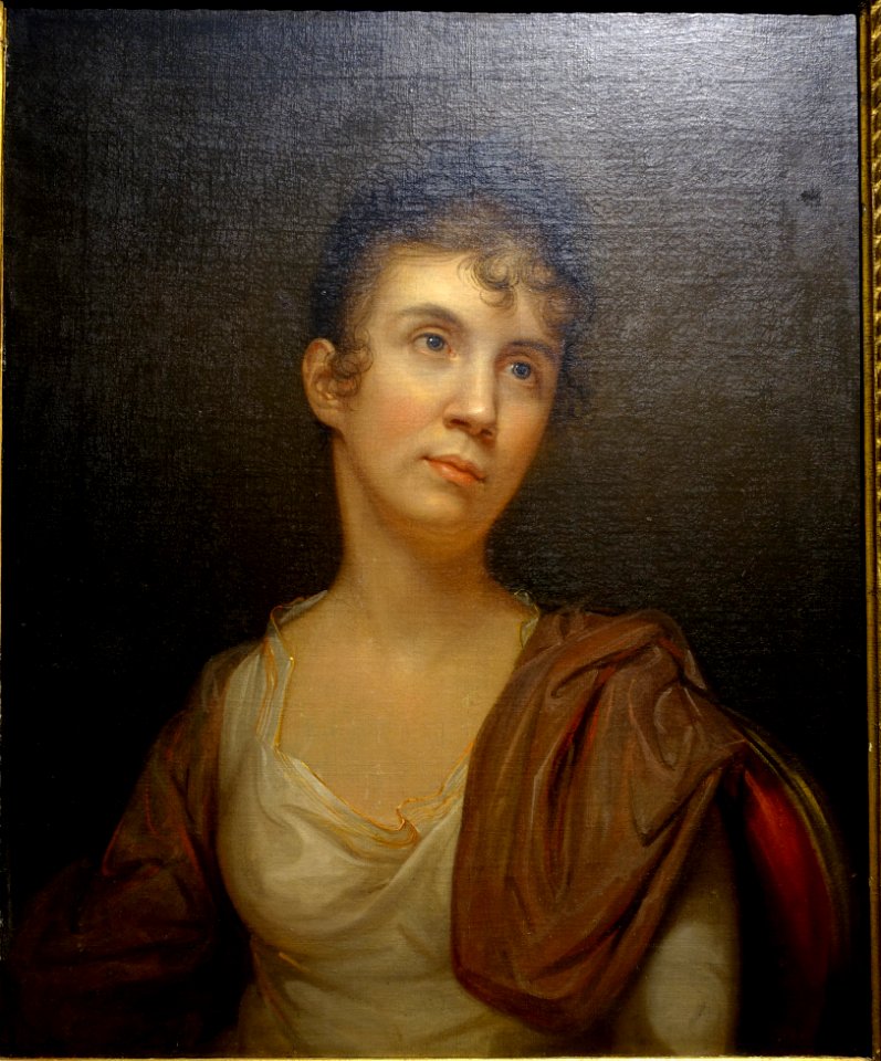 Portrait of a Lady by Rembrandt Peale, c. 1805, oil on canvas, view 1 - Bennington Museum - Bennington, VT - DSC08745
