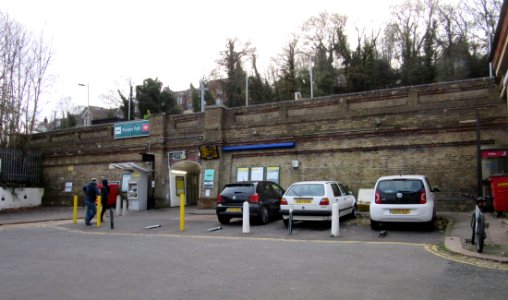 Preston Park Station, Clermont Road, Preston, Brighton (November 2015)