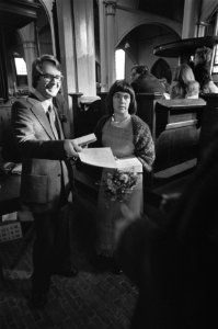 Priester hoogleraar Van Luijk gehuwd in Amstelkerk in Amsterdam prof Van Luijk, Bestanddeelnr 927-5423