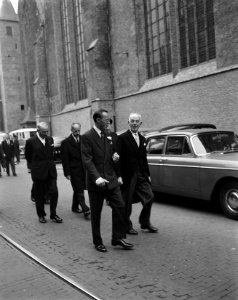 Prins Bernhard herdenkingsbijeenkomst van het Institute of Social Studies bijgew, Bestanddeelnr 914-4066
