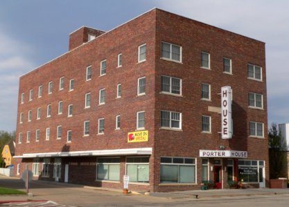 Porter Hotel (Beloit KS) from SW 1
