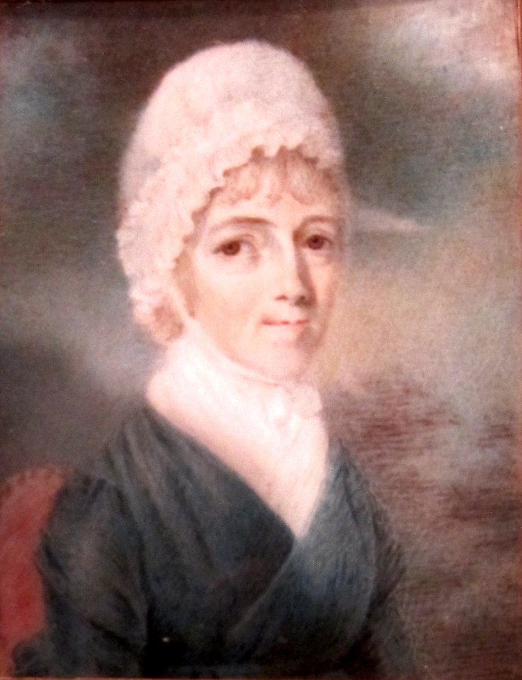 Portrait of Joyce Mears Myers by Edward Green Malbone, c. 1803, oil on ivory