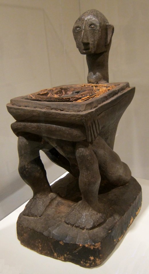 Priest's box from the Philippines (Ifugao), early 20th century, wood and organic materials, Honolulu Museum of Art