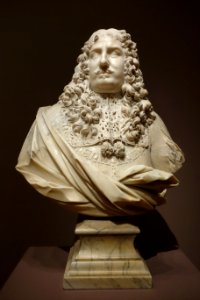 Portrait of Maffeo Barberini by Lorenzo Ottoni, Rome, 1685-1687, marble - California Palace of the Legion of Honor - DSC07723