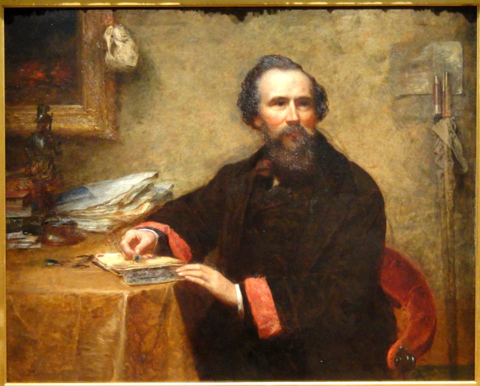 Portrait of Genio C. Scott, 1859, by Eastman Johnson - Cleveland Museum of Art - DSC08932
